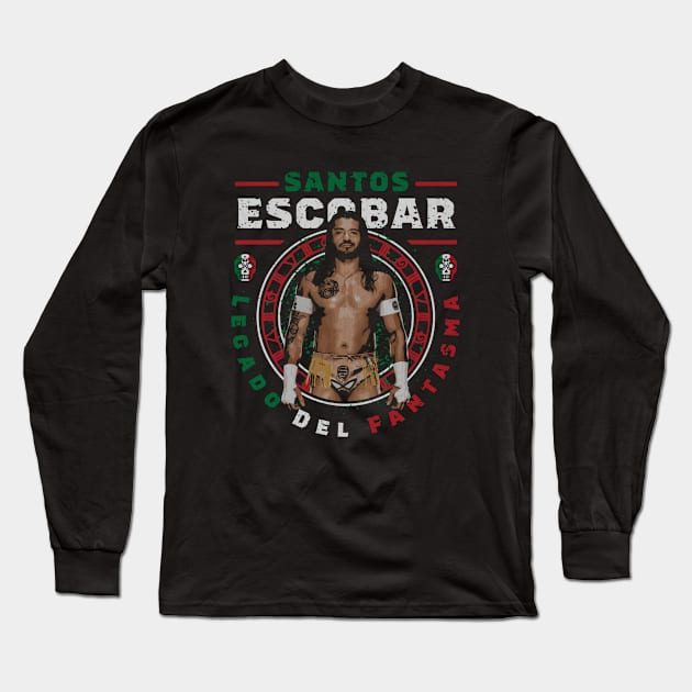 Santos Escobar Legado Del Fantasma Long Sleeve T-Shirt by artbygonzalez